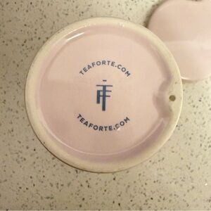 Forte Pink Ceramic Tea Accessory - Elegant Tea Service